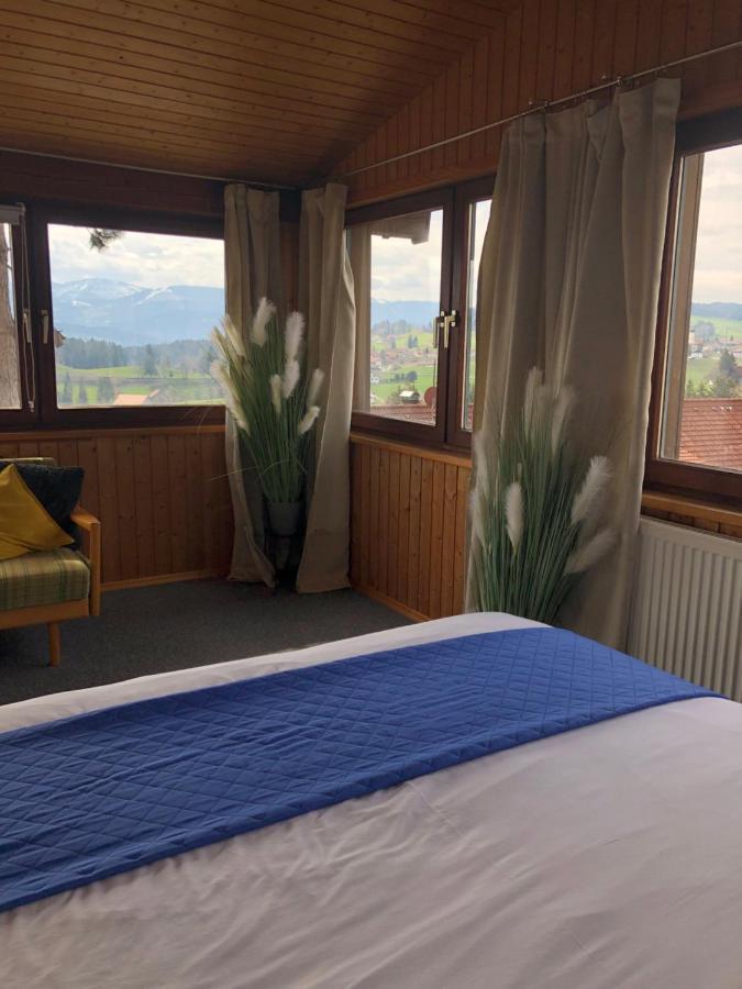 Panoramaapart - Alpzeit Im Westallgaeu Oberreute Bagian luar foto
